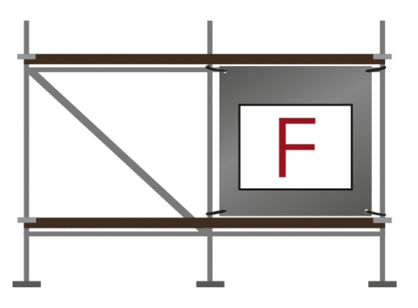 Gerüstbanner | individuelle Größe | einseitig bedruckt