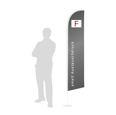 Beachflag Wind Austauschdruck | Small (260 cm) | einseitig bedruckt