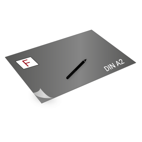 Schreibtischunterlage mit Sonderfarbe | DIN A2 | einseitig bedruckt