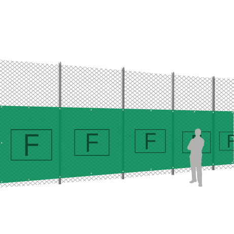 Tennisblende Klassiker | 18 x 2 Meter | bedruckt